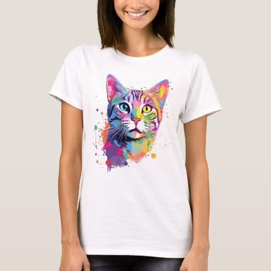 Amerikanische Kurzhaarkatze T-Shirt (Vorderseite)
