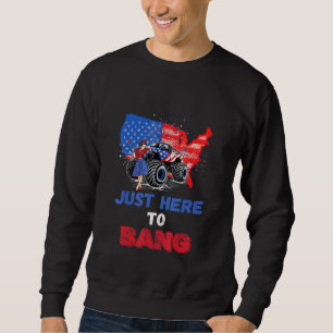 Amerikanische Landmonster-Lkw-Girl nur hier bis B Sweatshirt