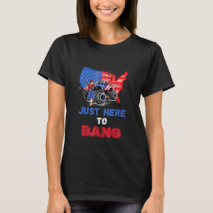 Amerikanische Landmonster-Lkw-Girl nur hier bis B T-Shirt