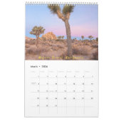 Amerikanische Landschaften der Südwestwüste Kalender (Mär 2026)