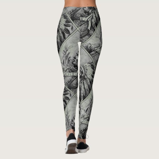 Amerikanische Leggings (Rückseite)