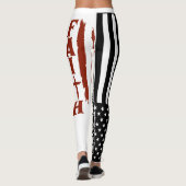 AMERIKANISCHE LEGGINGS (Rückseite)