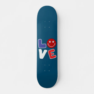 AMERIKANISCHE LIEBE lustig 4. Juli Skateboard