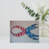 Amerikanische Liebe Postkarte (Stehend Vorderseite)