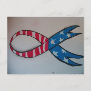 Amerikanische Liebe Postkarte