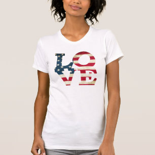 Amerikanische Liebe T-Shirt