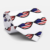 Amerikanische Lippen Krawatte (Gerollt)