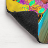 Amerikanische Little Girl AI Art Mousepad (Ecke)