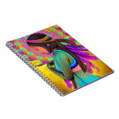 Amerikanische Little Girl AI Art Notizblock (Rechte Seite)