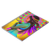 Amerikanische Little Girl AI Art Notizblock (Linke Seite)