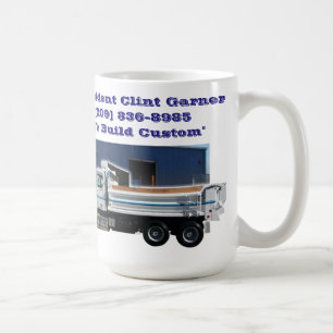 Amerikanische LKW-u. Anhänger-kundenspezifische Kaffeetasse