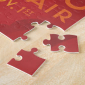 Amerikanische Logo-Reiseplakat Puzzle (Seite)
