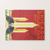 Amerikanische Logo-Reiseplakat Puzzle (Horizontal)