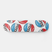 Amerikanische Logo-Reiseplakat Skateboard (Horizontal)