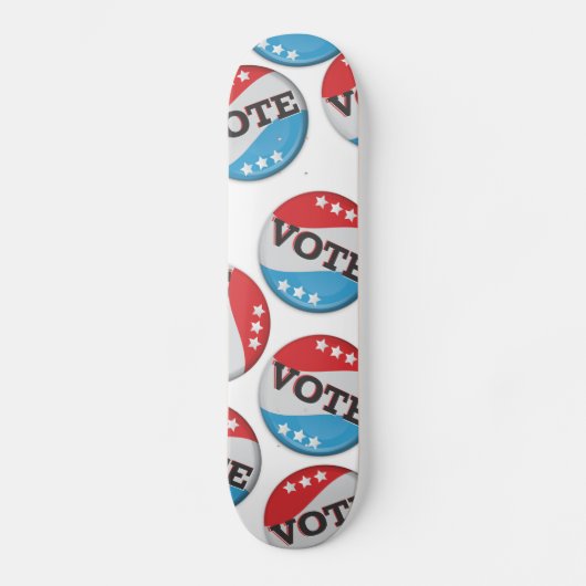 Amerikanische Logo-Reiseplakat Skateboard (Vorderseite)
