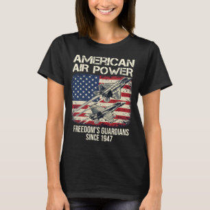 Amerikanische Luftmacht - Wächter der Freiheit Vin T-Shirt