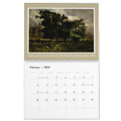 Amerikanische Maler des 19. Jahrhunderts Kunst Kalender (Feb 2026)