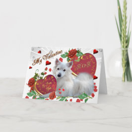 Amerikanische MAMA Eskimo Valentine Feiertagskarte