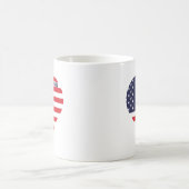 Amerikanische Mama, Muttertag Kaffeetasse (Mittel)