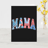Amerikanische Mama Patriotisch Rot Weiß Blau Ameri Karte (Gelbe Blume)