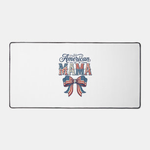 Amerikanische Mama Patriotischer Bogen Vintage 4. Schreibtischunterlage