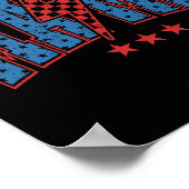 Amerikanische Mama und Mini 4. Juli Poster (Ecke)