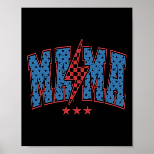 Amerikanische Mama und Mini 4. Juli Poster (Vorne)