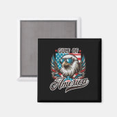 Amerikanische Meerbusen Magnet (Vorderseite/Rückseite)