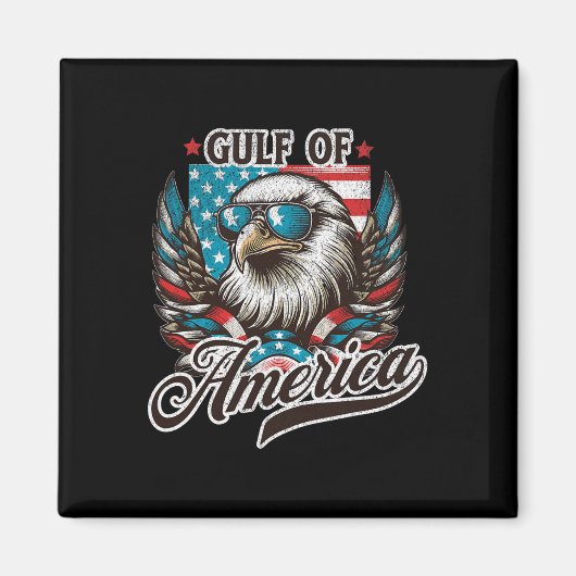 Amerikanische Meerbusen Magnet (Vorne)