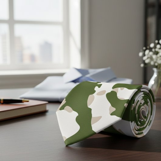 Amerikanische Militäroperation zur grünen Camoufla Krawatte