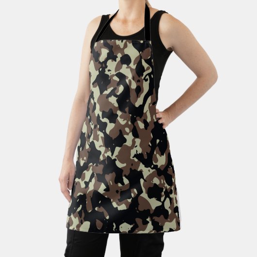 Amerikanische Militäroperation zur grünen Camoufla Schürze (InSitu)