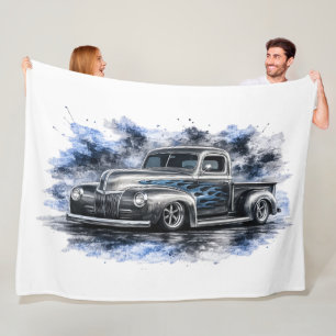 Amerikanische Muscle-Car-Flanelldecke Fleecedecke