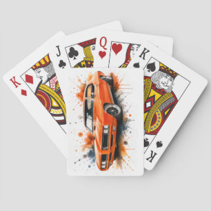 Amerikanische Muscle-Car-Spielkarten Spielkarten