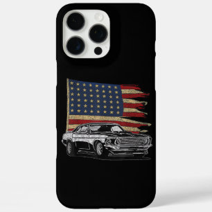 Amerikanische Muscle Sports Car Muscle Car Flagge iPhone 16 Pro Max Hülle