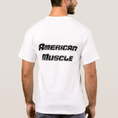 Amerikanische Muskel USA-Flagge Camaro… - T-Shirt (Rückseite)