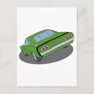 Amerikanische Muskelmaschine Postkarte