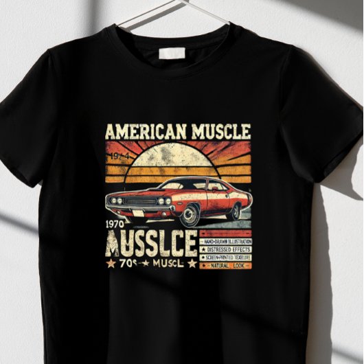 Amerikanische Muskulatur T-Shirt