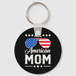 Amerikanische Mutter 4. Juli Funny Patriotic Usa M Schlüsselanhänger