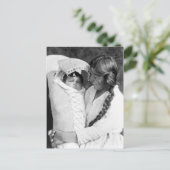 Amerikanische Muttermutter mit ihrem Papos Postkarte (Stehend Vorderseite)