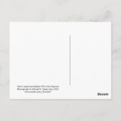 Amerikanische Muttermutter mit ihrem Papos Postkarte (Rückseite)