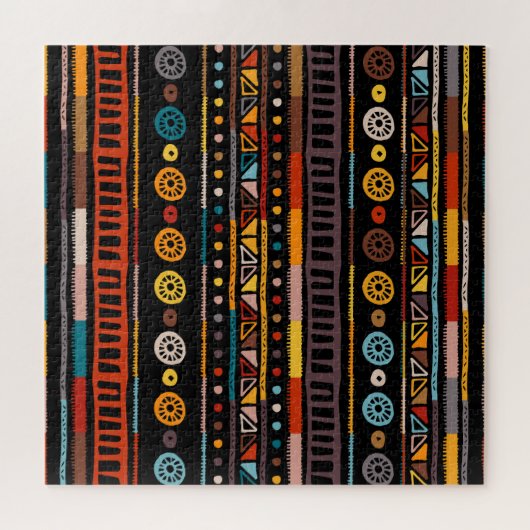 Amerikanische Muttersprache: Ethnisch Vintag Puzzle (Horizontal)