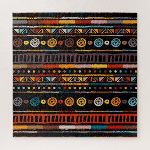 Amerikanische Muttersprache: Ethnisch Vintag Puzzle