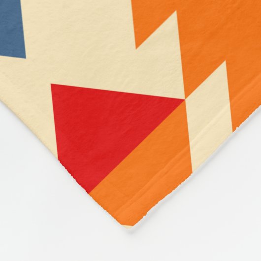 Amerikanische nahtlose Muster von Rhombus und tr Fleecedecke (Ecke)