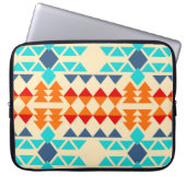 Amerikanische nahtlose Muster von Rhombus und tr Laptopschutzhülle (Vorderseite)