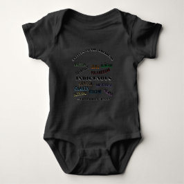 AMERIKANISCHE NAMEN AUF TSHIRTS-NEWBORD BIS 3X / BABY STRAMPLER