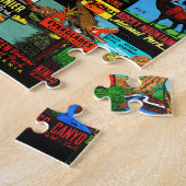 Amerikanische Nationalpark-Vintage Puzzle (Seite)