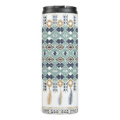 Amerikanische Nord Indian Geometrie nahtlose Grenz Thermosbecher (Rückseite)