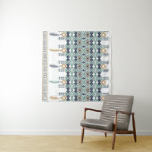 Amerikanische Nord Indian Geometrie nahtlose Grenz Wandteppich (Beispiel (Horizontal))