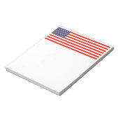 Amerikanische Notizblöcke | Patriotic USA Design (Rotiert)