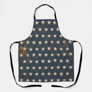 Amerikanische Old Glory 4. Juli Sterne Schürze